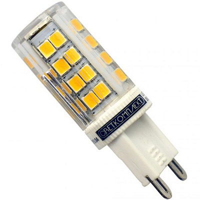 Лампа светодиодная Светкомплект 5 Вт капсульная прозрачная G9 220 В 4500 К 