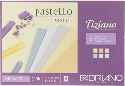 Склейка для пастели Tiziano A4 21х29,7 см 160 г/м² 30 листов Fabriano