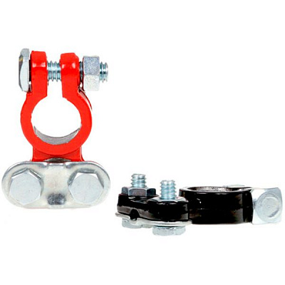 Клеммы для аккумулятора Alca цветные 2 шт 509100