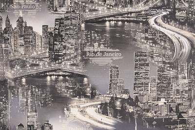 Шпалери паперові Слов'янські шпалери COLORIT Ріо 6600-04 0,53x10,05 м