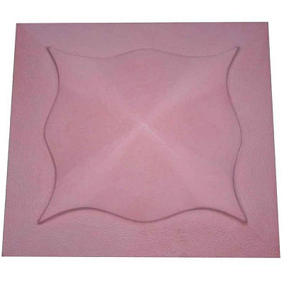 Крышка для колонны 450x450x25 мм красная