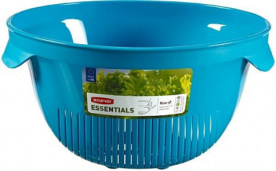 Дуршлаг Essentials 23 см голубой 221946 Curver