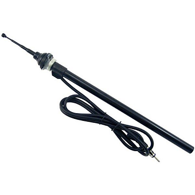 Антена автомобільна CarCommerce телескопічна з дротом 28 см