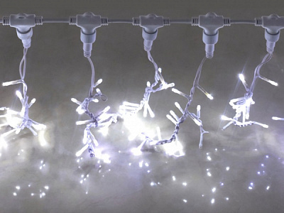 Декорация светодиодная LED гирлянда белая светодиодная (LED) 10 м 