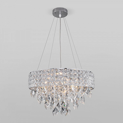 Подвес Strotskis Kira 5x60 Вт E14 хром 10115/5 (хром) 