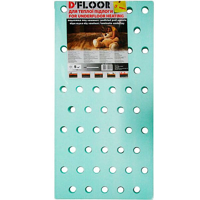 Подложка D'Floor теплый пол 3х1000х500 мм 