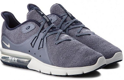 Кроссовки Nike AIR MAX SEQUENT 3 921694-402 р.9,5 серо-синий