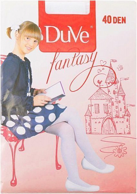 Колготки детские Duna DuVe Fantasy 3В 445 4В 145 р.152-158 белый 