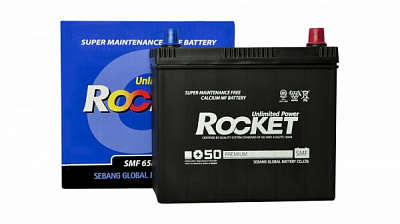 Аккумулятор автомобильный Rocket 4352 50Ah 480A 12V 65B24LS «+» справа (65B24LS)