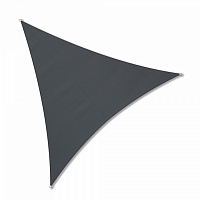 Тент парус POLI трикутник 5x5x7 м темно-сірий сіро-чорний 