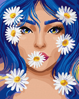 Картина по номерам Ромашковое настроение 40x50 см Идейка 