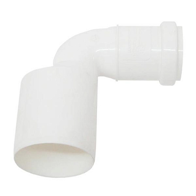 Редукція каналізаційна Європласт 50х32 мм 90° біла