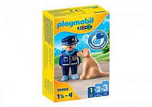 Конструктор Playmobil Поліцейський з собакою 70408