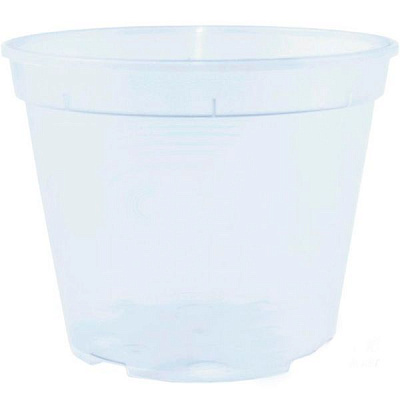 Горшок дренажный Алеана круглый 2,4л прозрачный (114078) 