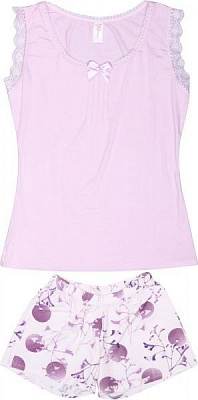 Піжама жіноча Roksana Euphoria 543/60286 р. S рожевий із принтом