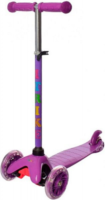 Самокат iTrike Mini BB 3-013-4-V (BB 3-013-4) фиолетовый 