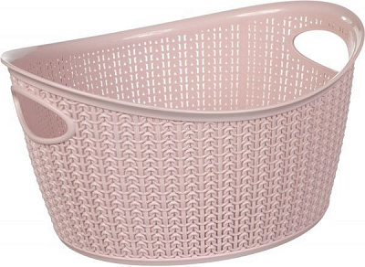Корзина Ucsan Plastik рожева пудра 185x350x290 мм