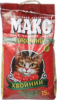Наполнитель для кошачьего туалета Макс Хвойный 4,5 кг