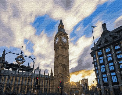 Картина по номерам Перед дождем BookOpt 