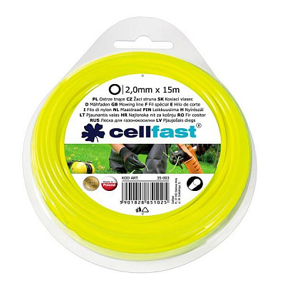 Ліска для тримерів Cellfast кругла 2,0x15