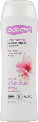 Молочко для тела Babaria с экстрактом сладкого миндаля 400 мл