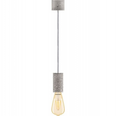 Подвес Светкомплект Loft 014 1x40 Вт E27 серый 