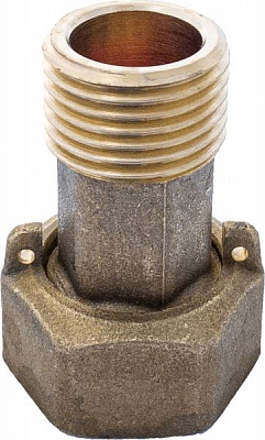 Штуцер ВН Pattaroni для счетчика латунный (пара) d1/2