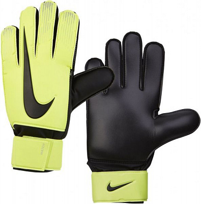 Вратарские перчатки Nike NK GK MATCH-FA18 р. 8 желтый GS3370-702