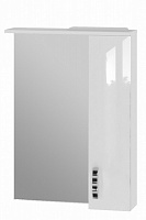 Зеркало со шкафчиком ЮВЕНТА Trento - 60 белый (правое) 