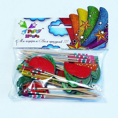 Набор Party House шпильки-фрукты 20 шт.