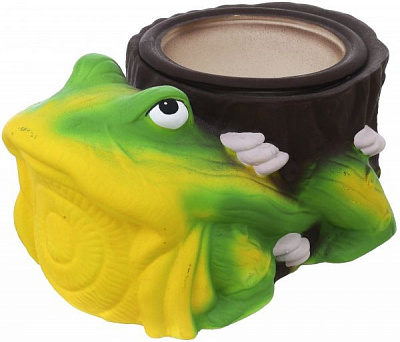 Горщик для квітів Жаба С фігурний 2л зелений