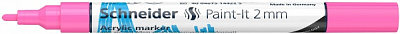 Маркер акриловий Schneider Paint-it 310 2 мм S120109 рожевий