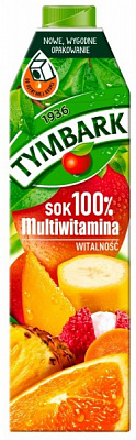 Сок Tymbark мультифруктовый 100% 1л 