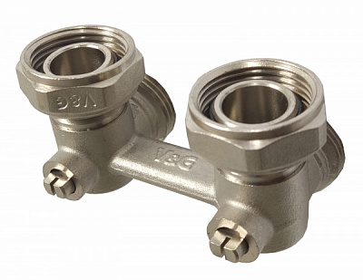 Вузол підключення V&G VALOGIN кутовий Н-подібний 3/4