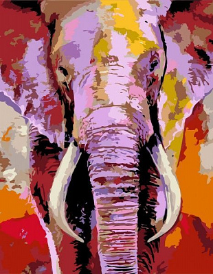 Картина по номерам Elephant 35х45 см Rosa Start 
