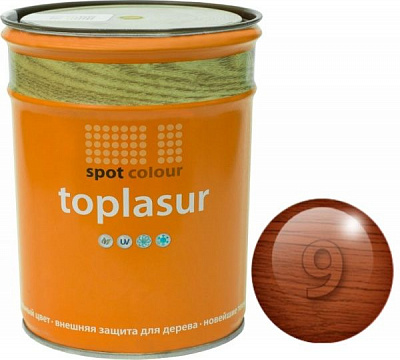 Лазур Spot Colour Toplasur №9 тік напівглянець 1 л