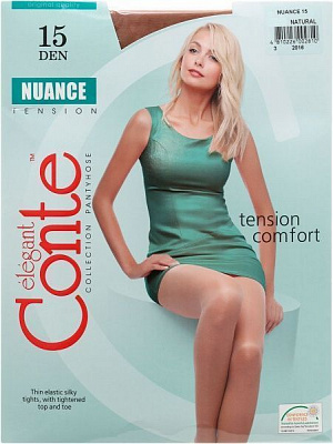 Колготки Conte NUANCE 15 den natural р. 4 бежевыйбежевый 