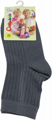 Шкарпетки дитячі Conte-Kids Class 156 р.22 темно-сірий