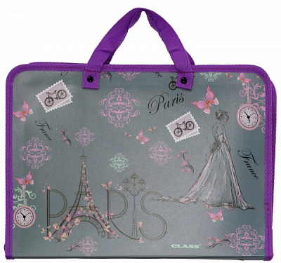 Папка з ручками Paris 600 мкм 5632-21C CLASS