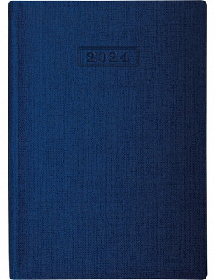 Дневник датированный синий Optima Dublin A5 2024