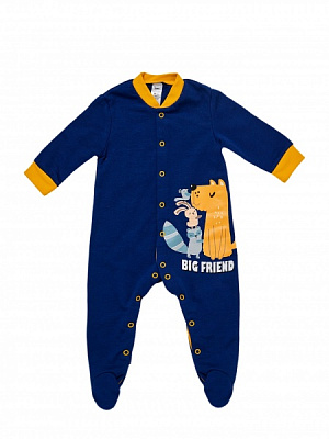 Комбінезон дитячий для хлопчика Smil 108664 р.68 темно-синій 108664