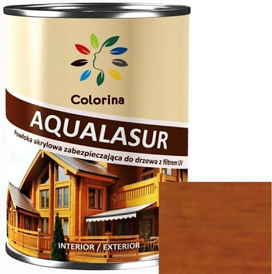 Антисептик COLORINA Aqualasur черешня глянець 0,75 л