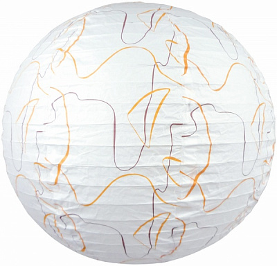 Подвес Rabalux Mirage 1x60 Вт E27 белый с рисунком 4727 