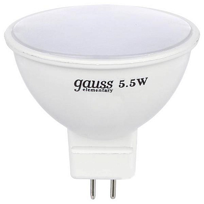 Лампа LED Gauss Elementary MR16 GU5.3 5.5 Вт 2700К