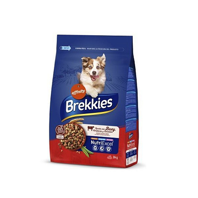 Корм для собак все породы Brekkies говядина, зерновые, овощи 3 кг