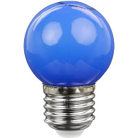 Лампа світлодіодна LB-548 синя G45 230V 1W E27 