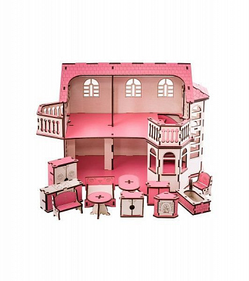 Кукольный домик Good Play 57х27х35 см с подсветкой В 014