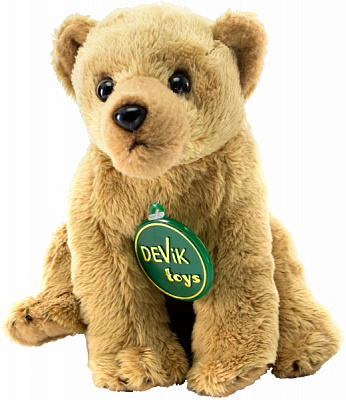 Мягкая игрушка Devik Мишка 16 см коричневый JB-270BR