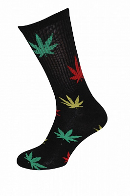 Шкарпетки чоловічі Cool Socks Маріхуана р.25-27 чорний із малюнком 1 шт.