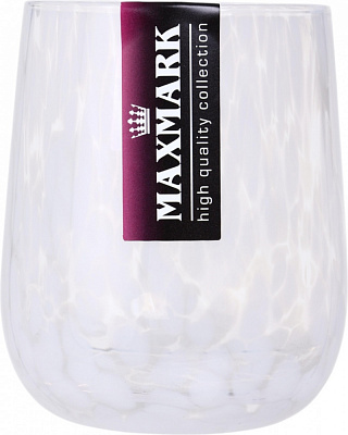 Стакан низкий Maxmark Aqua Viera белый 295 мл 1 шт.